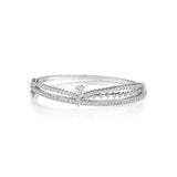 Penny Preville Diamond 18kt White Gold Bangle Bracelet