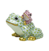 Mother And Baby Frog - Key Lime/ Raspberry