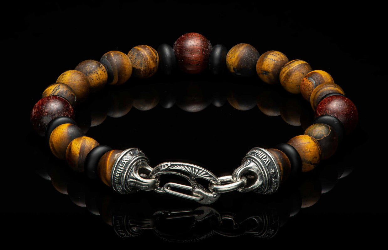 "Dragon Fire II" Beaded Large Bracelet