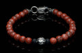 William Henry "Brookings" Red Jasper Beaded Large Bracelet