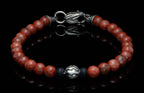 William Henry "Brookings" Red Jasper Beaded Large Bracelet