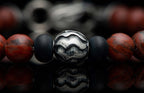 "Brookings" Red Jasper Beaded Large Bracelet