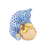 Bear With Honey Pot - Blue