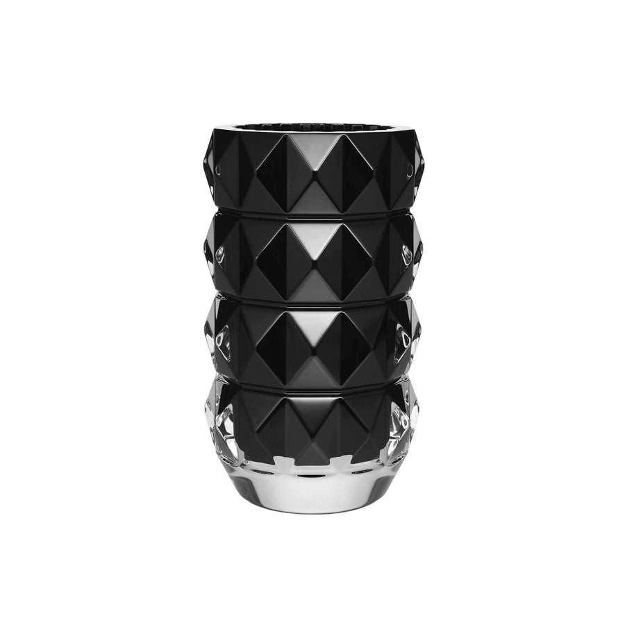 Louxor Black Round Medium Vase