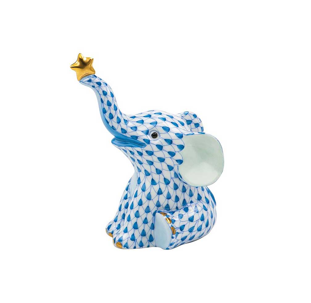 Reach For The Stars Elephant - Blue