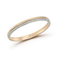 Walters Faith Thoby 18kt Yellow Gold Diamond Tubular Bangle Bracelet