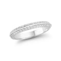Barbela Design Diamond Bowery 14kt White Gold Ring