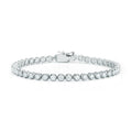 Beny Sofer Diamond Bezel Tennis Bracelet In 14kt White Gold