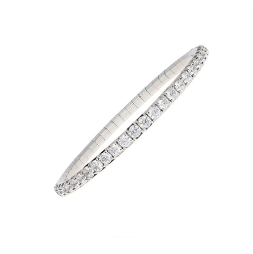 Roberto Demeglio "Extensible" Diamond 18kt White Gold Stretch Bracelet