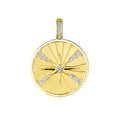 Penny Preville "Starburst" Medallion in 18kt Yellow Gold