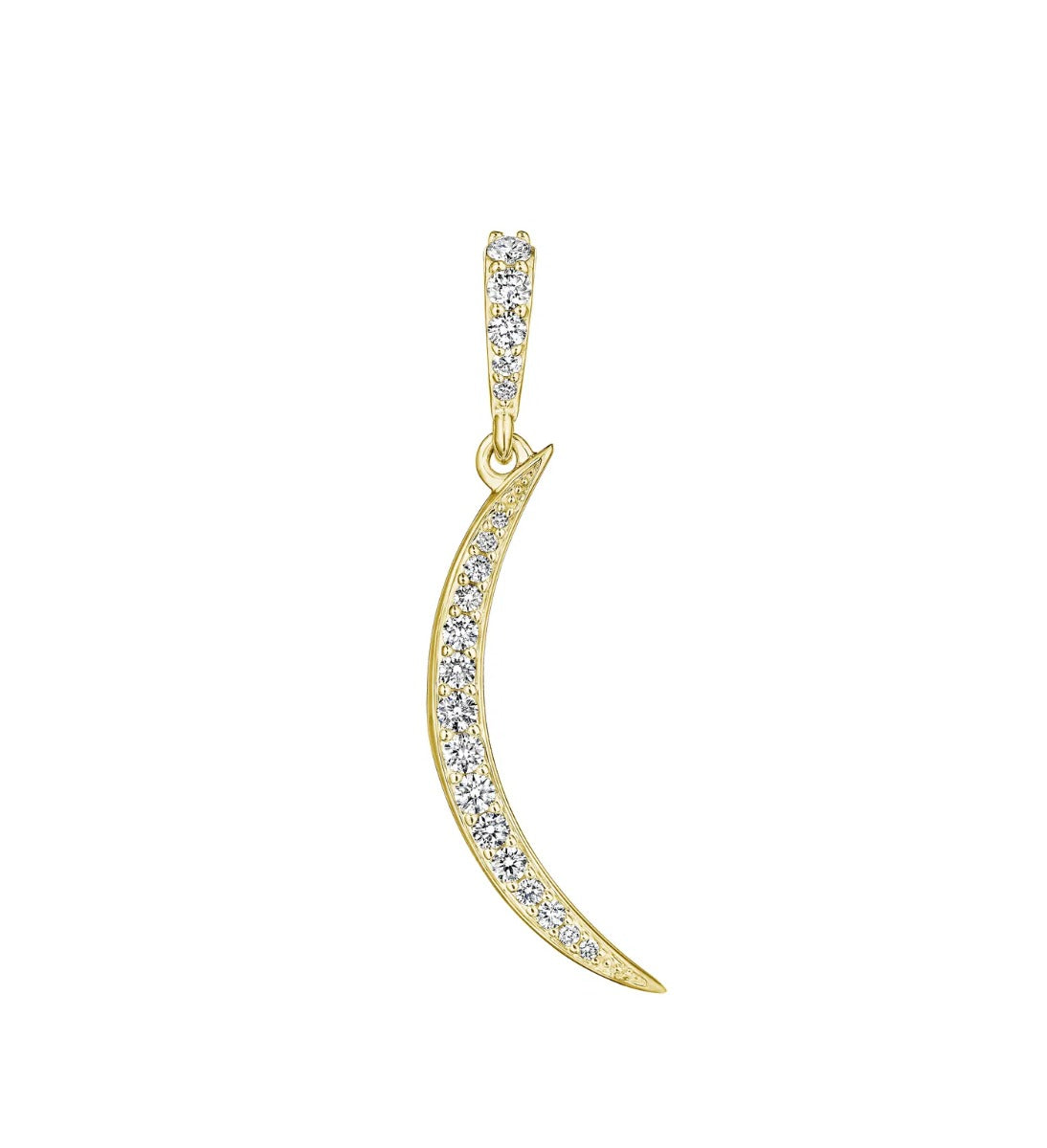 Penny Preville Petite Diamond Crescent Moon Enhancer