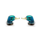 Deakin & Francis Silver Enamel Duck Cufflinks