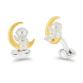 Deakin & Francis Sterling Silver Astronaut And Moon Cufflinks