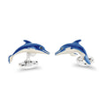 Deakin & Francis Sterling Silver Dolphin Cufflinks