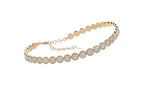 Chantecler Capri "Paillettes" Diamond Choker Necklace in 18kt Pink Gold