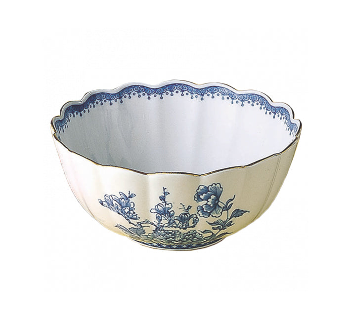Mottahedeh Imperial Blue Scalloped Bowl