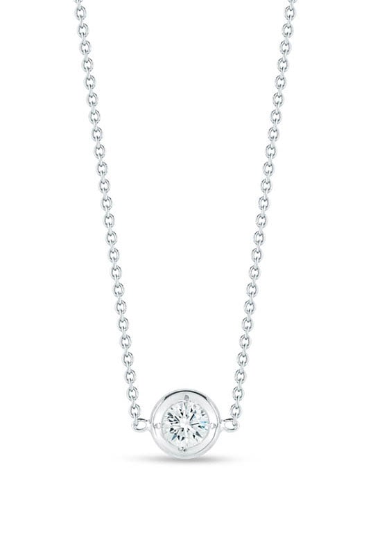 Roberto Coin Diamonds By the Inch Necklace with 1 Diamond Station
