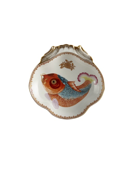 Mottahedeh Dallas Museum Carp Shell Dish