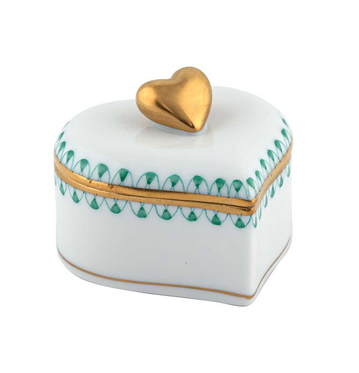 Double Heart Box - Key Lime