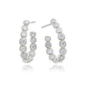 Gumuchian "New Moon" 18kt Yellow Gold R-Curved Hoop Earrings