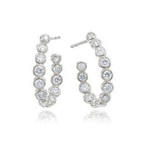 Gumuchian "New Moon" 18kt Yellow Gold R-Curved Hoop Earrings