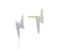 Phillips House Lightning Bolt Infinity Stud 14kt Yellow Gold Earrings