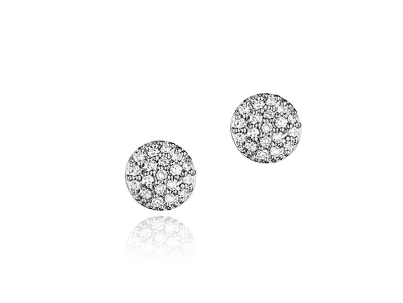 Phillips House "Affair" Infinity Micro Infinity Diamond Stud Earrings