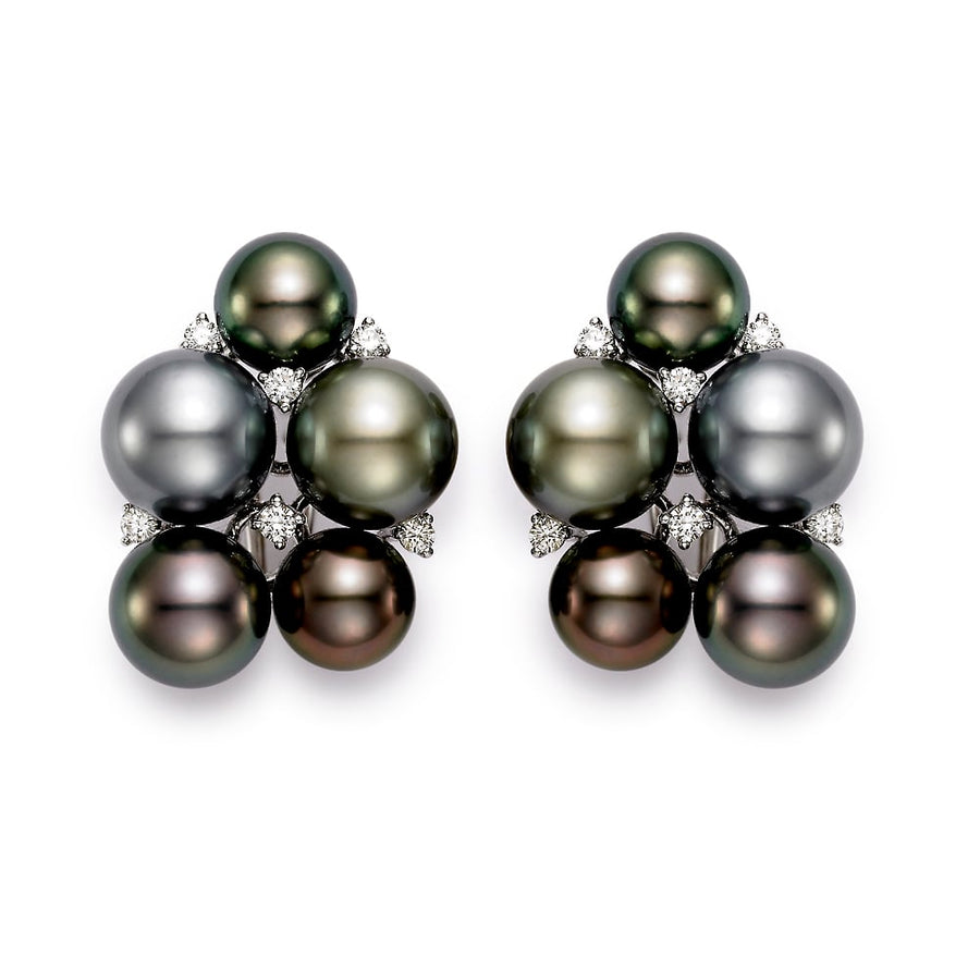 Mastoloni "Sorrento" Cluster Pearl Earrings