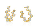 Gumuchian Zigzag Moonlight Curve Earrings in 18k Yellow Gold