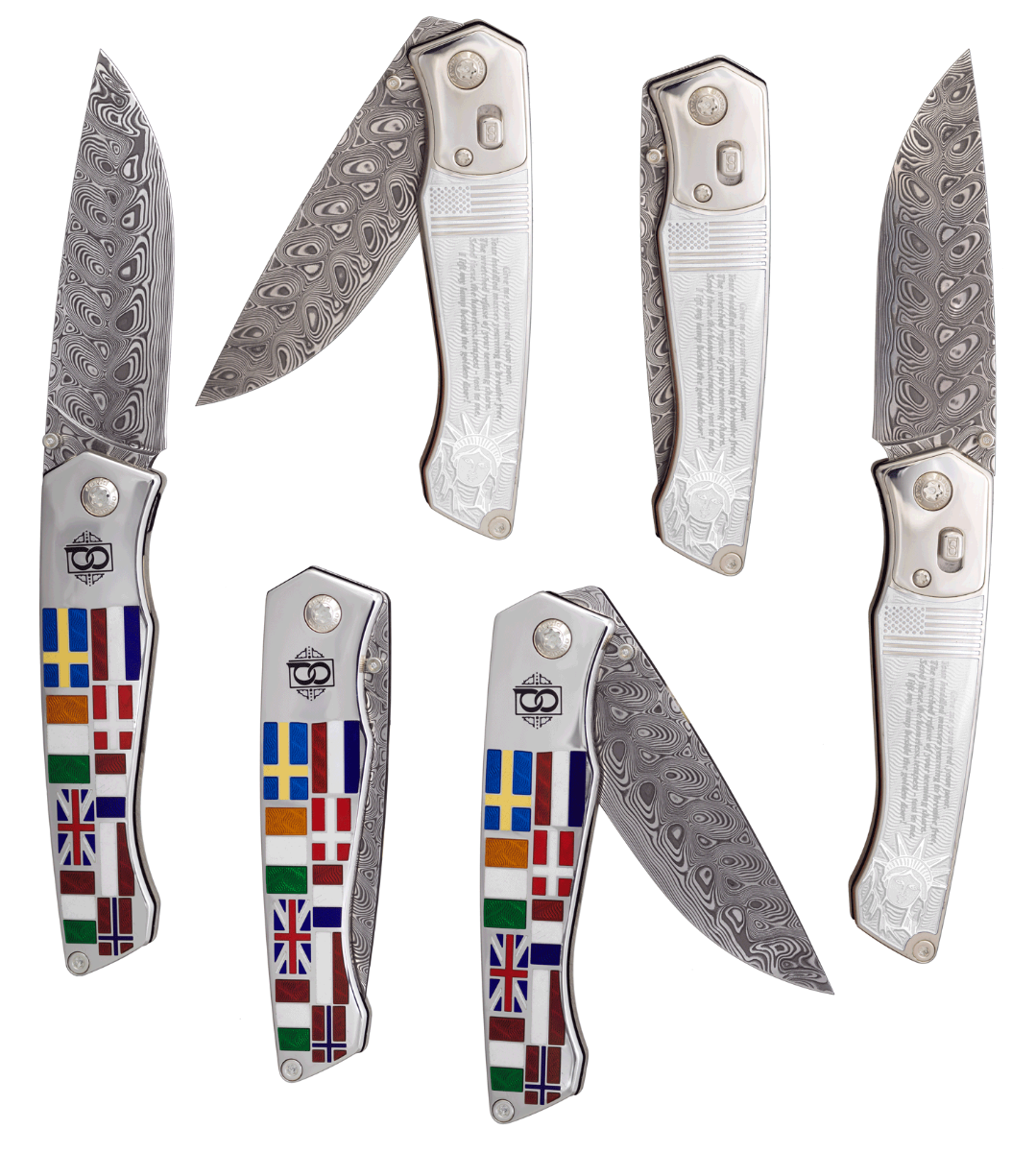 David Oscarson Ellis Island Folding Knife