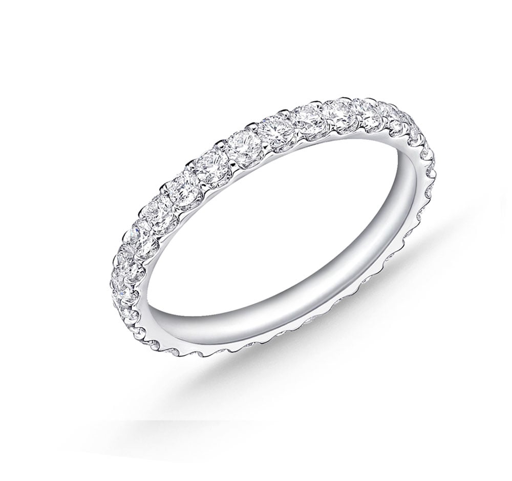 Memoire "Odessa" Platinum Diamond Eternity Band