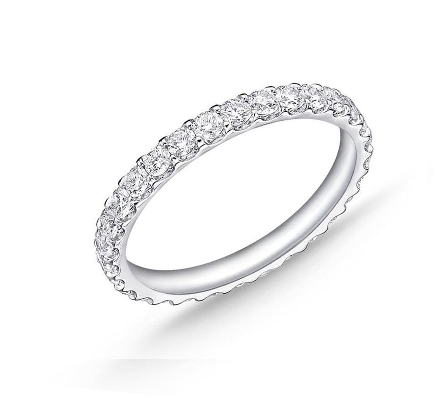 Memoire "Odessa" Platinum Diamond Eternity Band