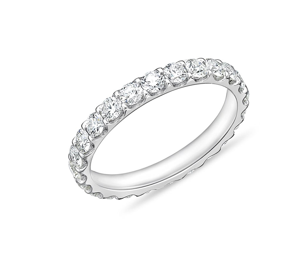 Memoire "Odessa" Platinum Diamond Eternity Band