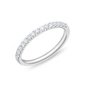 Memoire "Odessa" Platinum Half Diamond Eternity Band