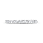 "Odessa" Platinum Half Diamond Eternity Band