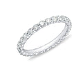 Memoire "Petite Prong" Platinum Diamond Eternity Band