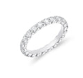 Memoire "Petite Prong" 18kt White Gold Diamond Eternity Band