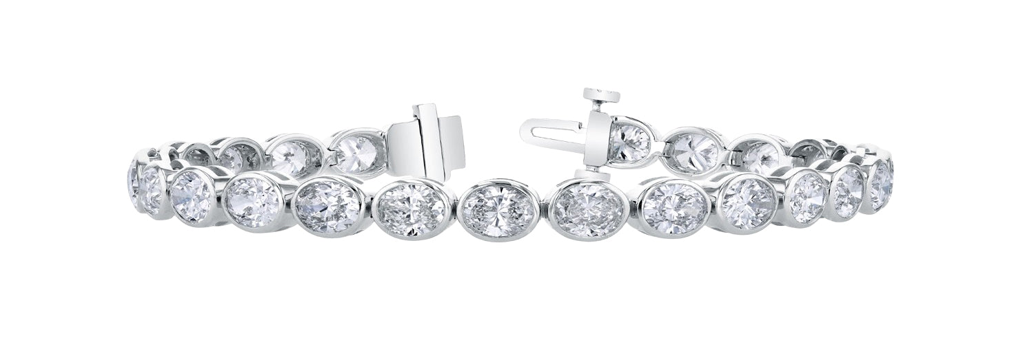 Louis Anthony Jewelers 18kt White Gold Diamond Tennis Bracelet