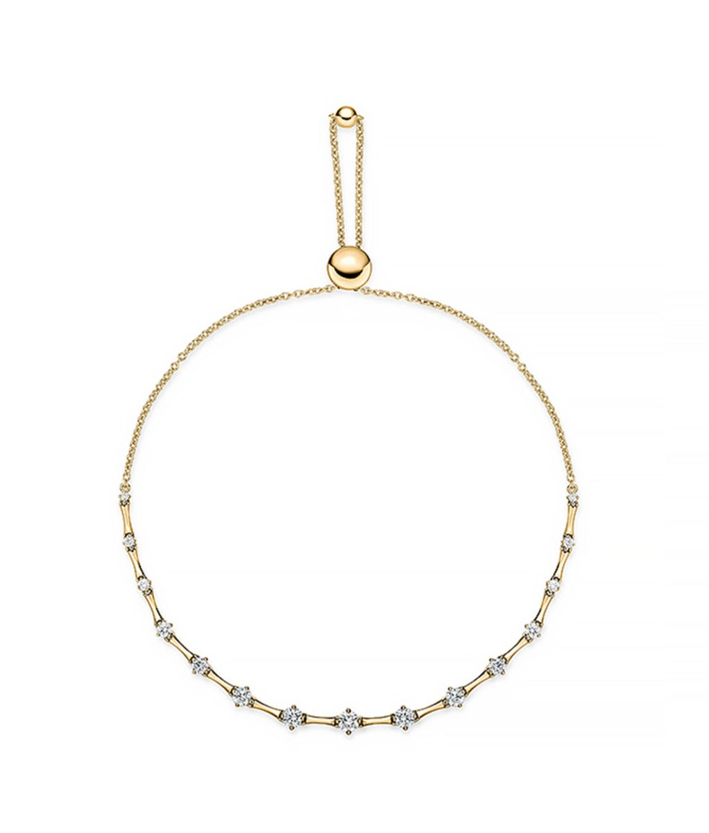 Memoire Cadence Bolo 18kt Yellow Diamond Bracelet