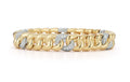 Roberto Demeglio 18kt Yellow Gold Groumette Diamond Link Bracelet
