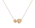 Annamaria Cammilli "Desert Rose" 18kt Orange Apricot Gold Diamond Necklace