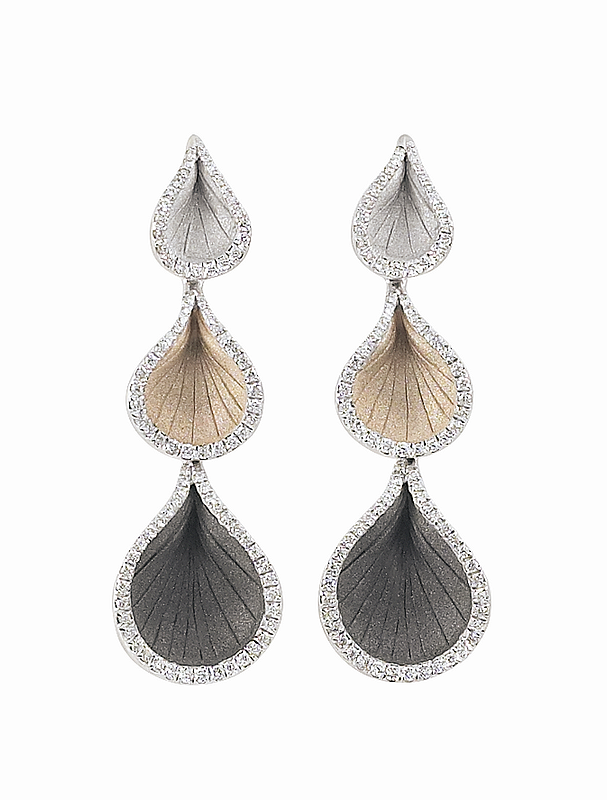 Annamaria Cammilli “Goccia” Teardrop Earrings With Diamonds