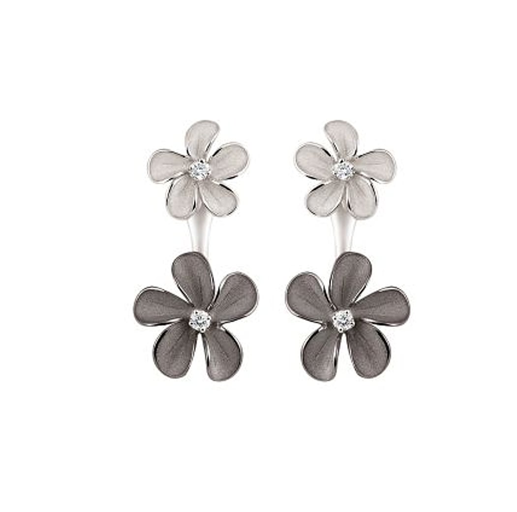 Annamaria Cammilli “Cherry Bloom” 18kt Gold Diamond Earrings