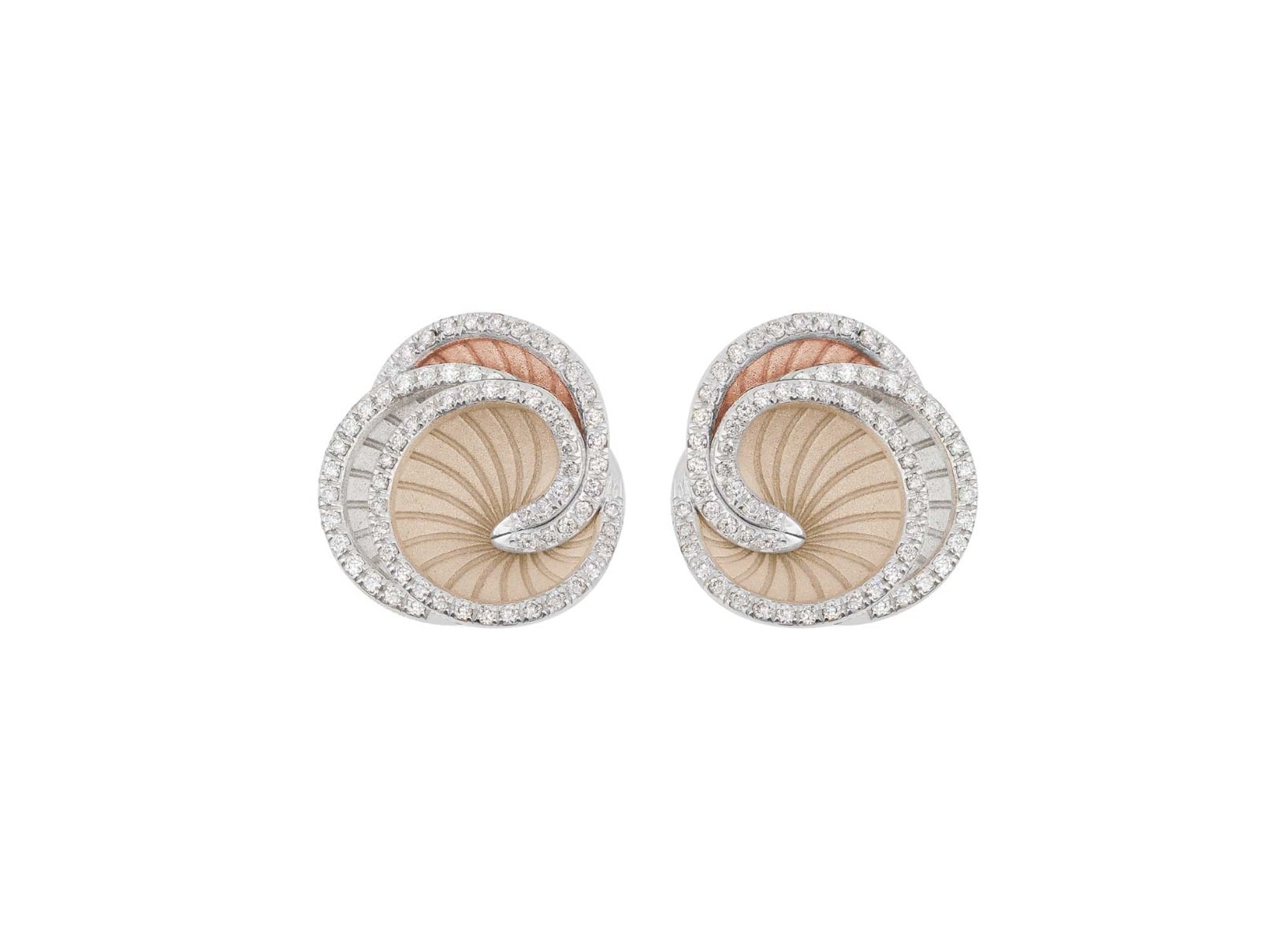 Annamaria Cammilli  “Hypnose” Galaxy 18kt Gold Diamond Earrings