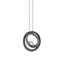 AnnaMaria Cammilli "Dune" 18kt Black Lava Gold Diamond Pendant Necklace