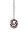 Annamaria Cammilli “Athena” 18kt Black Lava Gold Diamond Pendant Necklace