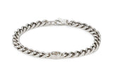 Gucci "Interlocking G" Sterling Silver Link Chain Bracelet