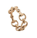 Gucci "Horsebit" 18kt Rose Gold Diamond Ring (6.5)