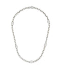 Gucci "Interlocking G" Sterling Silver Necklace