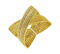 Etho Maria Diamond Cuff Bracelet in 18kt Yellow Gold